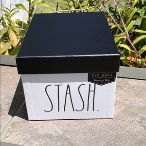 Rae Dunn STASH storage box